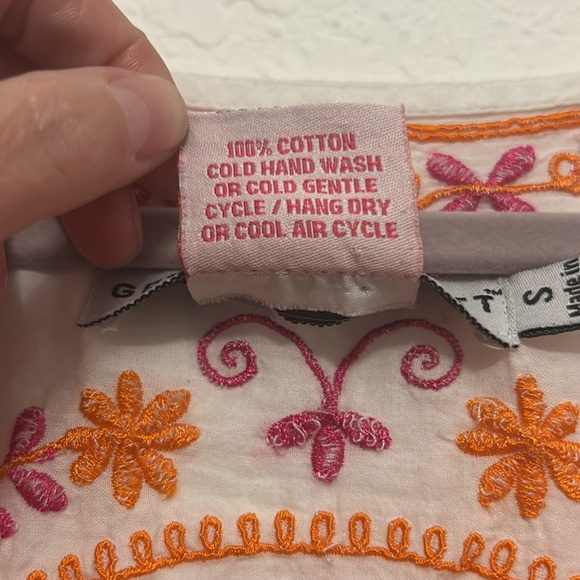 Gretchen Scott Embroidered Tunic Size Small - Picture 5 of 8